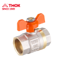 Manual 15mm high quality brass ball valve with internal thread in TMOK